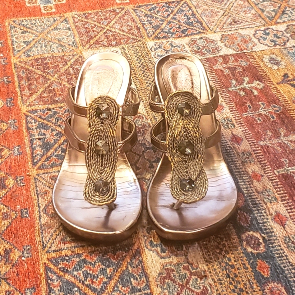 Silver & Grey Snakeskin Sandal *Sandal Deal: 1/$15; 2/$25
